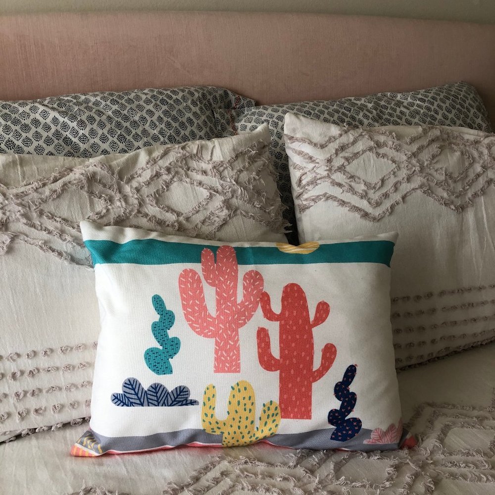VALLEY CRUISE PRESS Cactus Throw Pillow